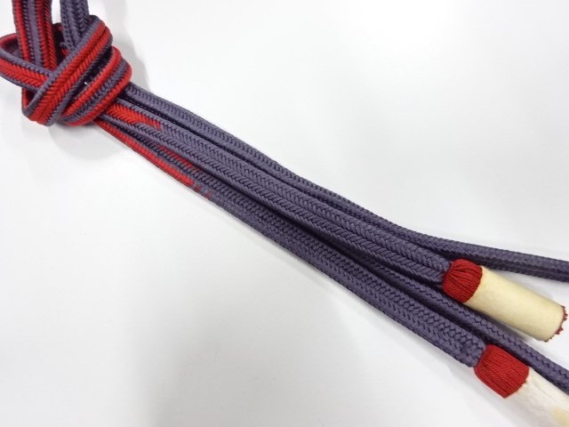 未使用品　正絹　撚り房　手組帯締め